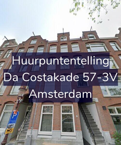 Foto gevel Huurpuntentelling voor Da Costakade 57-3V, Amsterdam