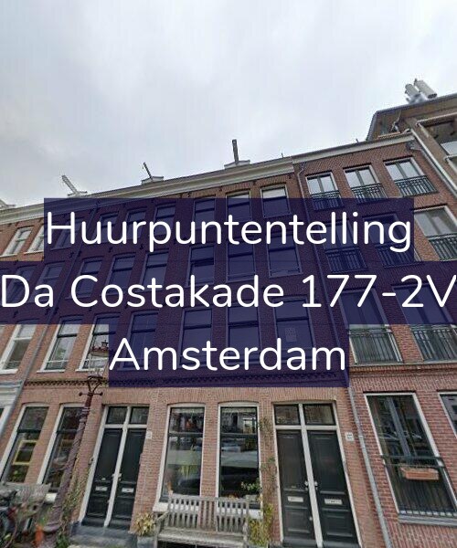 Foto gevel Huurpuntentelling voor Da Costakade 177-2V, Amsterdam