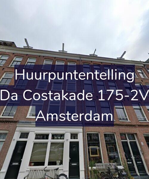 Foto gevel Huurpuntentelling voor Da Costakade 175-2V, Amsterdam