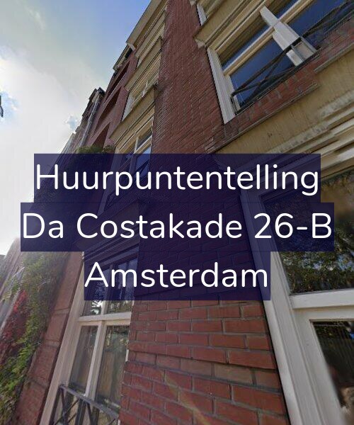 Foto gevel Huurpuntentelling voor Da Costakade 26-B, Amsterdam
