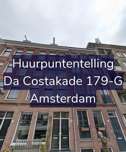 Foto gevel Huurpuntentelling voor Da Costakade 179-G, Amsterdam