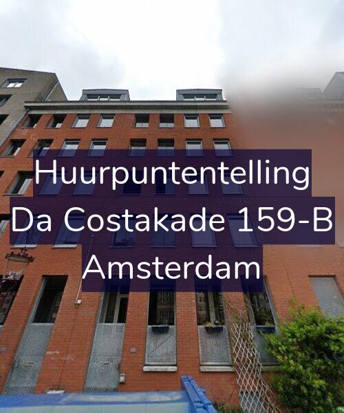 Foto gevel Huurpuntentelling voor Da Costakade 159-B, Amsterdam