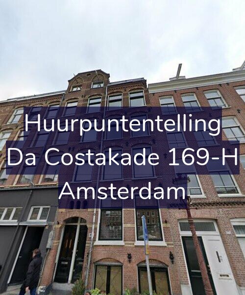 Foto gevel Huurpuntentelling voor Da Costakade 169-H, Amsterdam