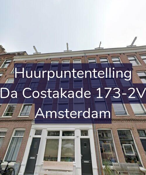 Foto gevel Huurpuntentelling voor Da Costakade 173-2V, Amsterdam