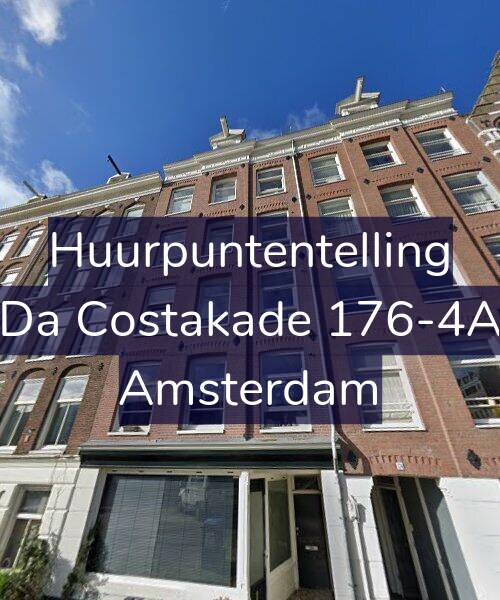 Foto gevel Huurpuntentelling voor Da Costakade 176-4A, Amsterdam