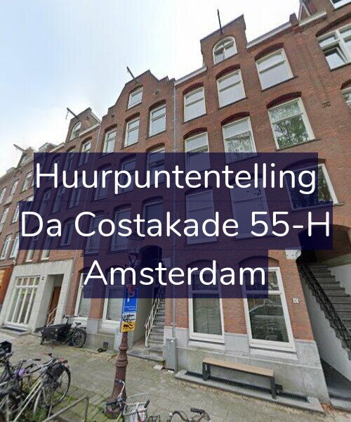 Foto gevel Huurpuntentelling voor Da Costakade 55-H, Amsterdam