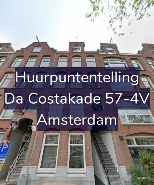 Foto gevel Huurpuntentelling voor Da Costakade 57-4V, Amsterdam