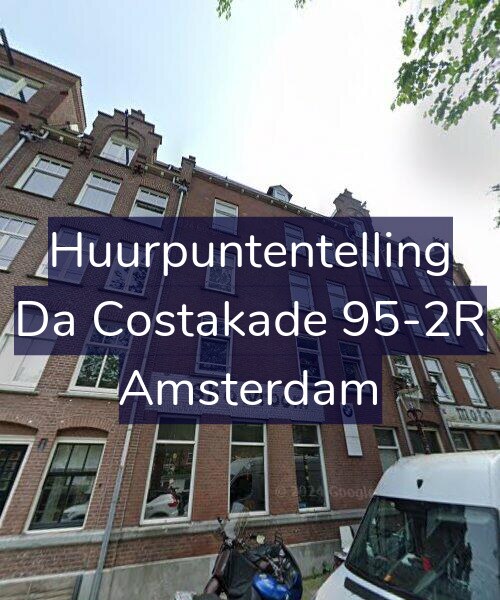 Foto gevel Huurpuntentelling voor Da Costakade 95-2R, Amsterdam