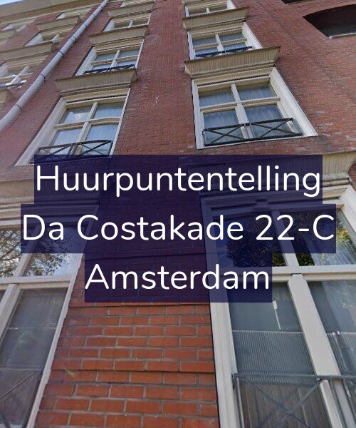 Foto gevel Huurpuntentelling voor Da Costakade 22-C, Amsterdam