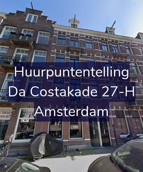 Foto gevel Huurpuntentelling voor Da Costakade 27-H, Amsterdam