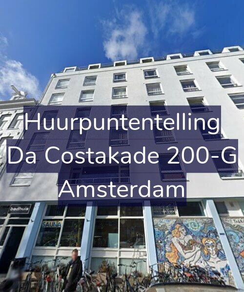 Foto gevel Huurpuntentelling voor Da Costakade 200-G, Amsterdam