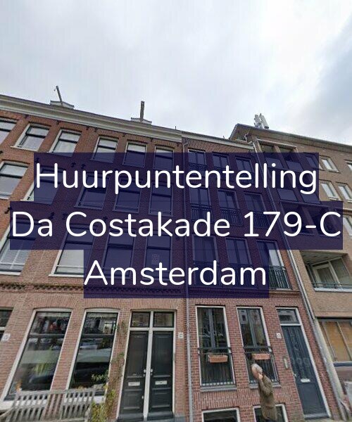 Foto gevel Huurpuntentelling voor Da Costakade 179-C, Amsterdam
