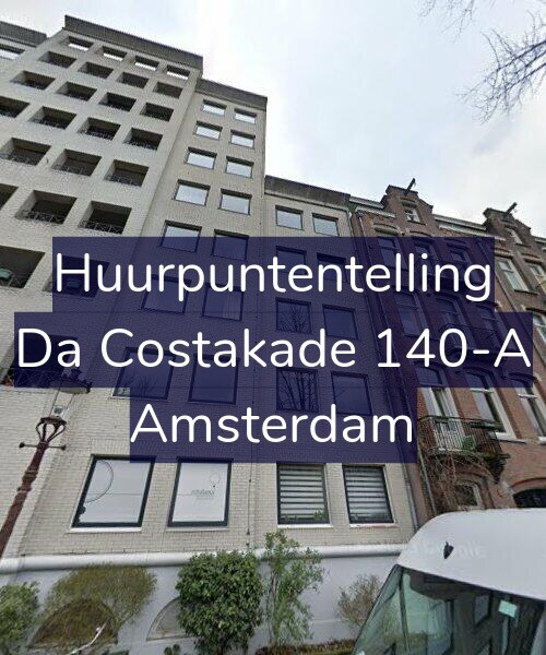 Foto gevel Huurpuntentelling voor Da Costakade 140-A, Amsterdam