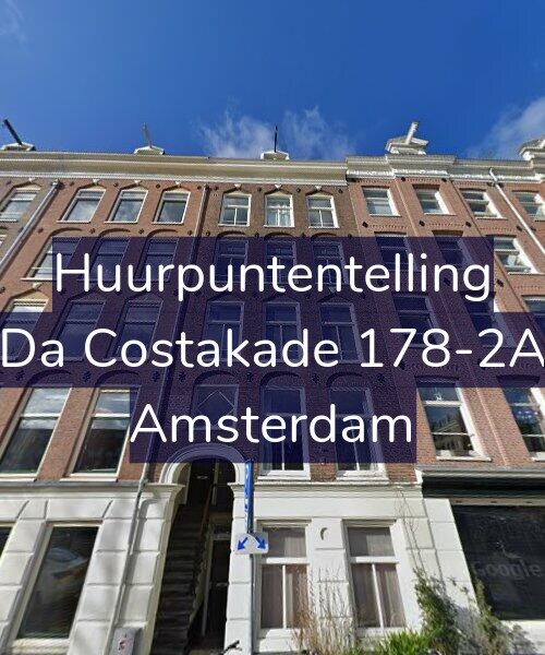 Foto gevel Huurpuntentelling voor Da Costakade 178-2A, Amsterdam