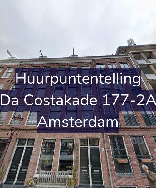 Foto gevel Huurpuntentelling voor Da Costakade 177-2A, Amsterdam