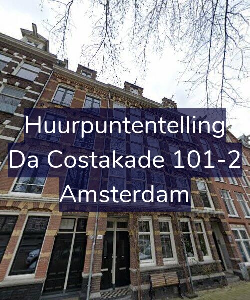 Foto gevel Huurpuntentelling voor Da Costakade 101-2, Amsterdam
