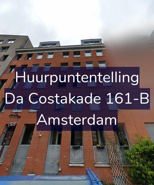 Foto gevel Huurpuntentelling voor Da Costakade 161-B, Amsterdam