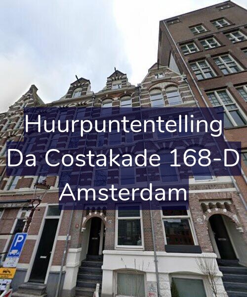 Foto gevel Huurpuntentelling voor Da Costakade 168-D, Amsterdam
