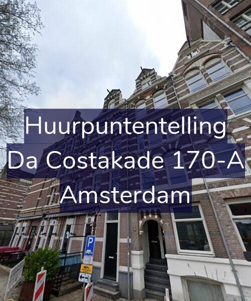 Foto gevel Huurpuntentelling voor Da Costakade 170-A, Amsterdam