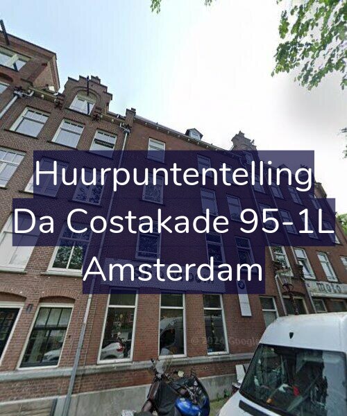 Foto gevel Huurpuntentelling voor Da Costakade 95-1L, Amsterdam
