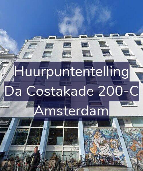 Foto gevel Huurpuntentelling voor Da Costakade 200-C, Amsterdam