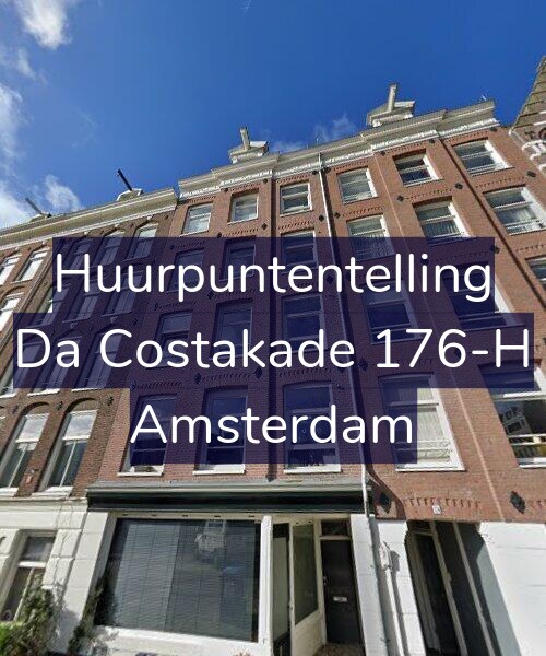 Foto gevel Huurpuntentelling voor Da Costakade 176-H, Amsterdam