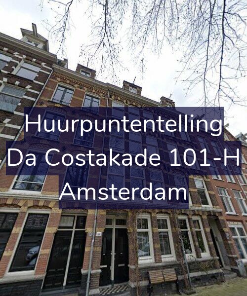 Foto gevel Huurpuntentelling voor Da Costakade 101-H, Amsterdam