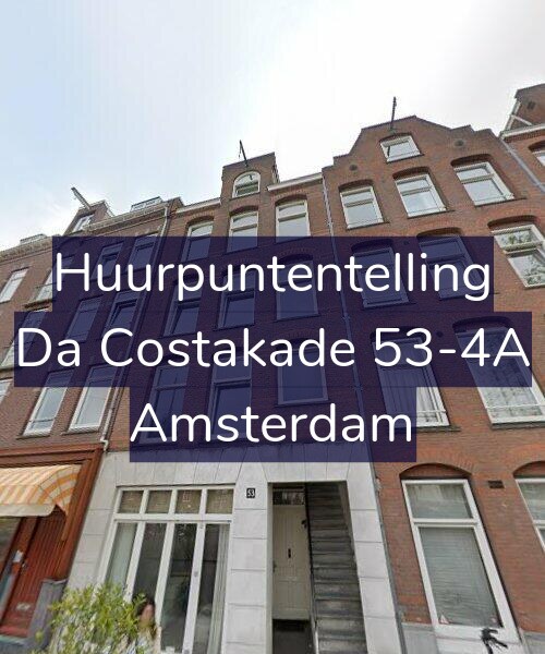 Foto gevel Huurpuntentelling voor Da Costakade 53-4A, Amsterdam