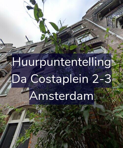 Foto gevel Huurpuntentelling voor Da Costaplein 2-3, Amsterdam