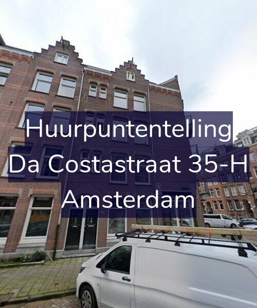 Foto gevel Huurpuntentelling voor Da Costastraat 35-H, Amsterdam