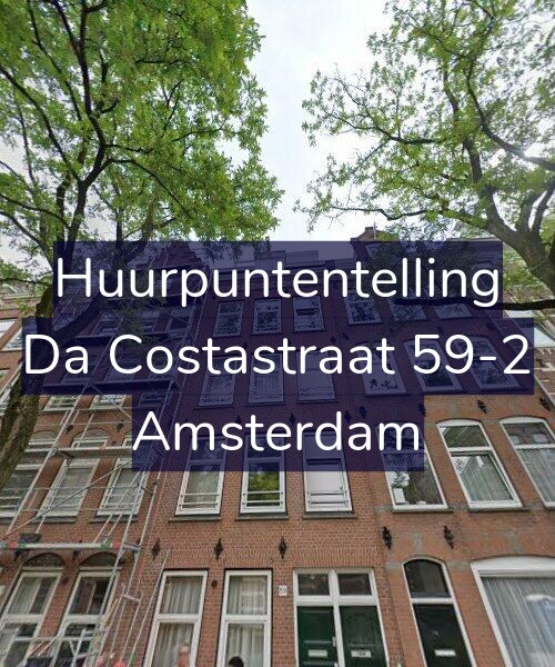 Foto gevel Huurpuntentelling voor Da Costastraat 59-2, Amsterdam