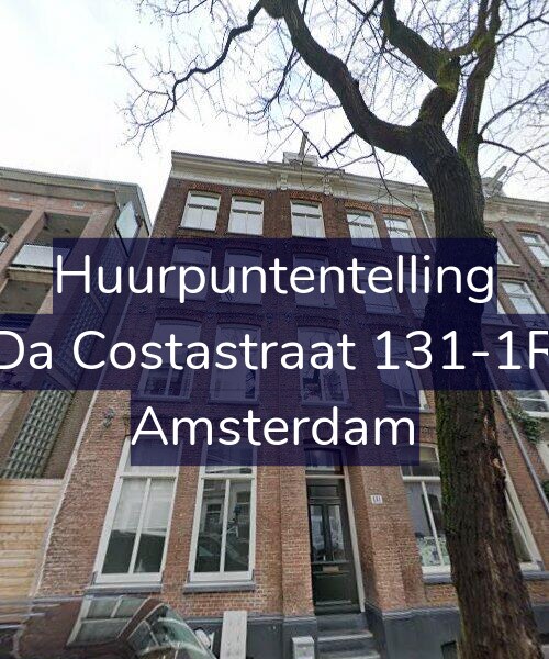 Foto gevel Huurpuntentelling voor Da Costastraat 131-1R, Amsterdam