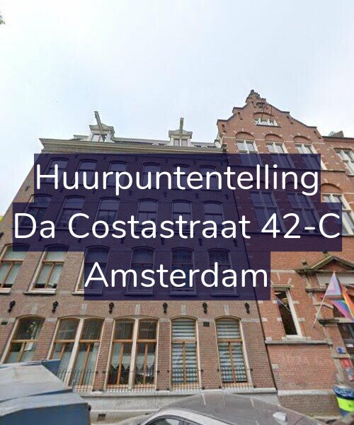 Foto gevel Huurpuntentelling voor Da Costastraat 42-C, Amsterdam