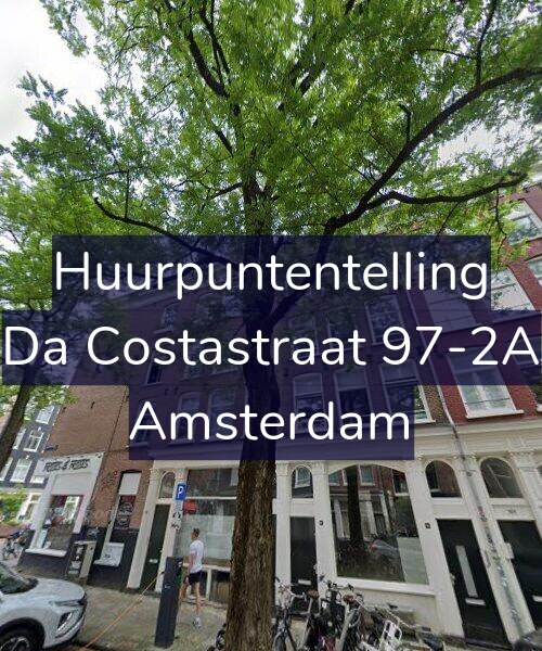 Foto gevel Huurpuntentelling voor Da Costastraat 97-2A, Amsterdam