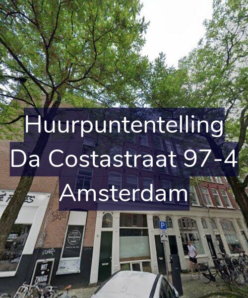Foto gevel Huurpuntentelling voor Da Costastraat 97-4, Amsterdam