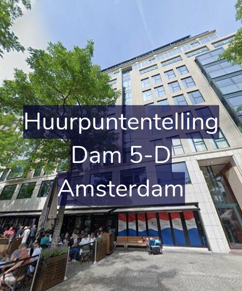Foto gevel Huurpuntentelling voor Dam 5-D, Amsterdam
