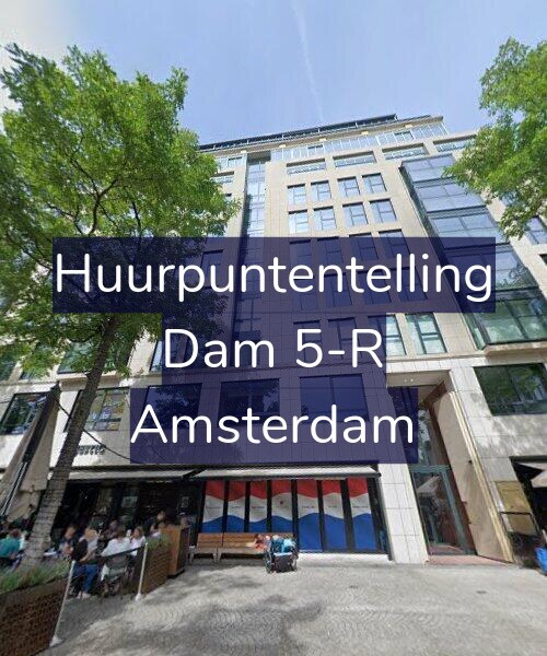 Foto gevel Huurpuntentelling voor Dam 5-R, Amsterdam