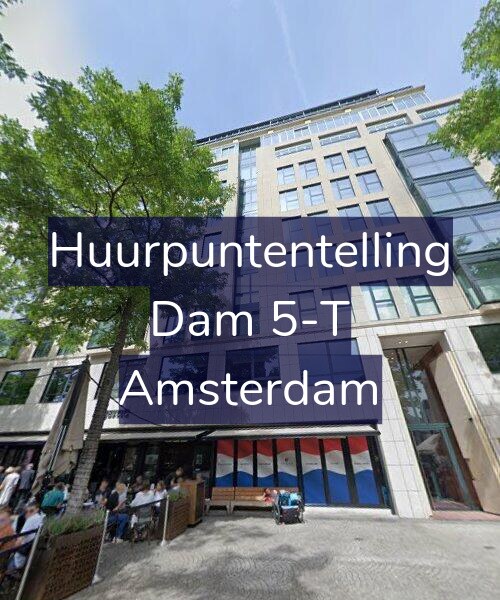 Foto gevel Huurpuntentelling voor Dam 5-T, Amsterdam