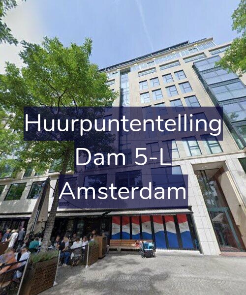 Foto gevel Huurpuntentelling voor Dam 5-L, Amsterdam