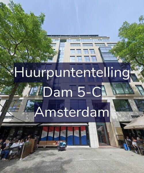 Foto gevel Huurpuntentelling voor Dam 5-C, Amsterdam