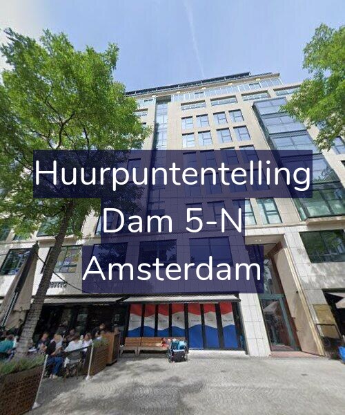 Foto gevel Huurpuntentelling voor Dam 5-N, Amsterdam