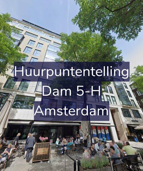 Foto gevel Huurpuntentelling voor Dam 5-H, Amsterdam