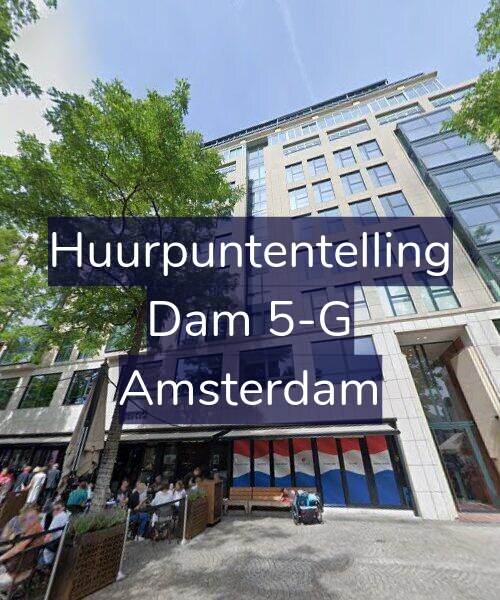 Foto gevel Huurpuntentelling voor Dam 5-G, Amsterdam