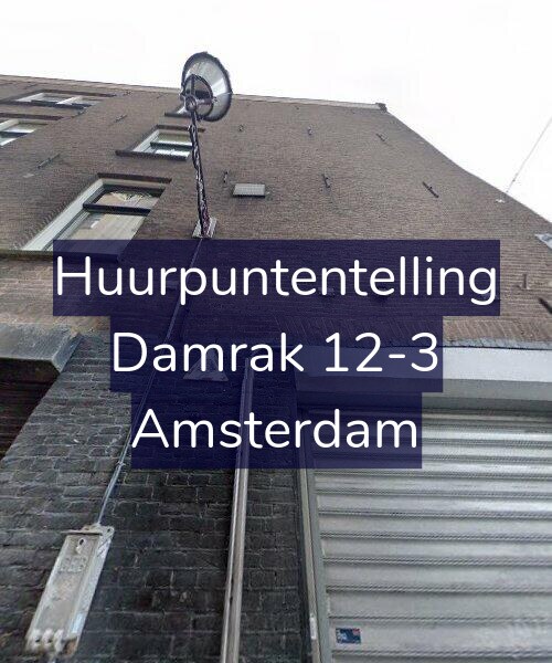 Foto gevel Huurpuntentelling voor Damrak 12-3, Amsterdam