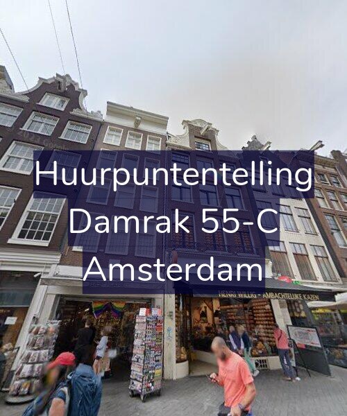 Foto gevel Huurpuntentelling voor Damrak 55-C, Amsterdam