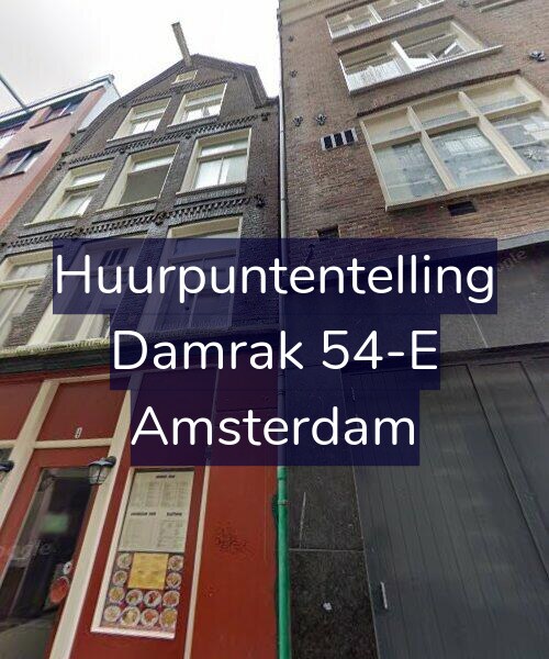 Foto gevel Huurpuntentelling voor Damrak 54-E, Amsterdam