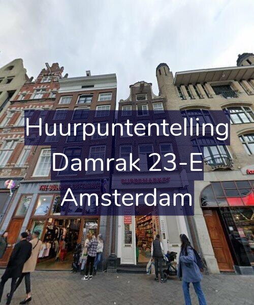 Foto gevel Huurpuntentelling voor Damrak 23-E, Amsterdam