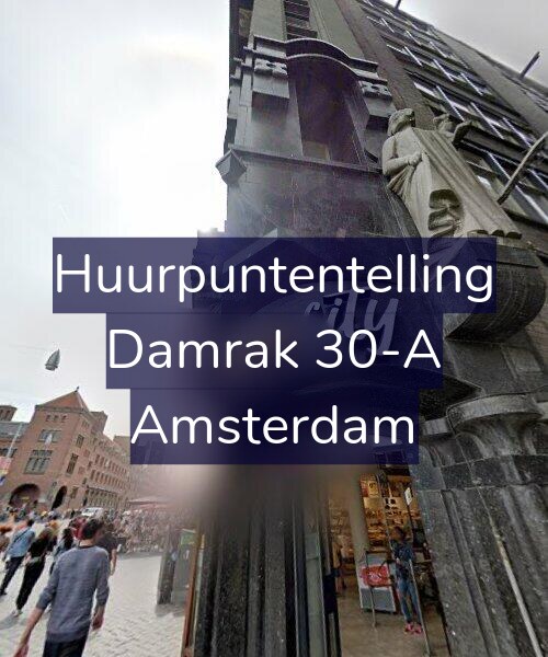 Foto gevel Huurpuntentelling voor Damrak 30-A, Amsterdam