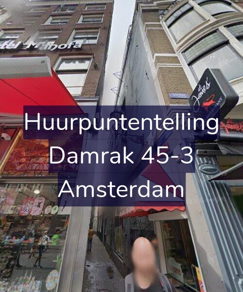 Foto gevel Huurpuntentelling voor Damrak 45-3, Amsterdam