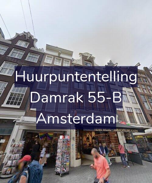 Foto gevel Huurpuntentelling voor Damrak 55-B, Amsterdam